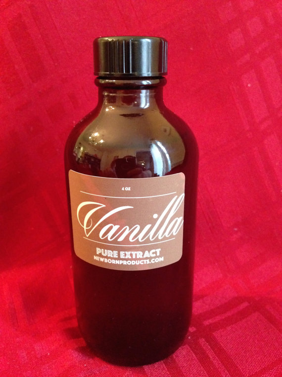 Bottles of Homemade Vanilla Extract